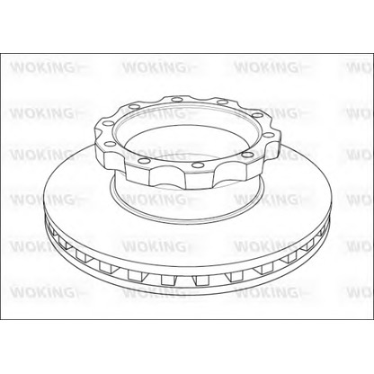 Photo Brake Disc WOKING NSA104520