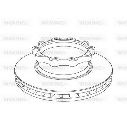 Photo Brake Disc WOKING NSA104720