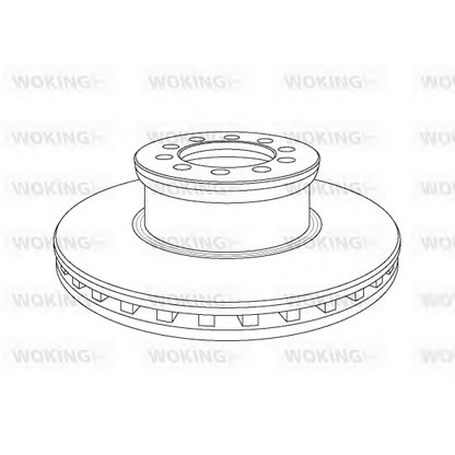 Photo Brake Disc WOKING NSA105320