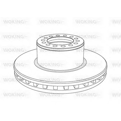 Photo Brake Disc WOKING NSA105520