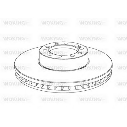 Photo Brake Disc WOKING NSA107520