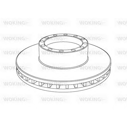 Photo Brake Disc WOKING NSA109120