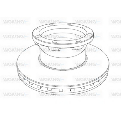 Photo Brake Disc WOKING NSA119520