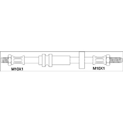 Zdjęcie Przewód hamulcowy elastyczny WOKING G190007