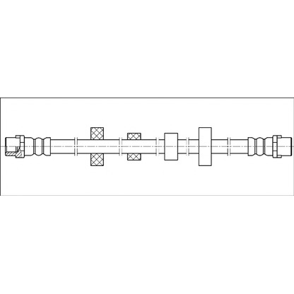 Zdjęcie Przewód hamulcowy elastyczny WOKING G190084
