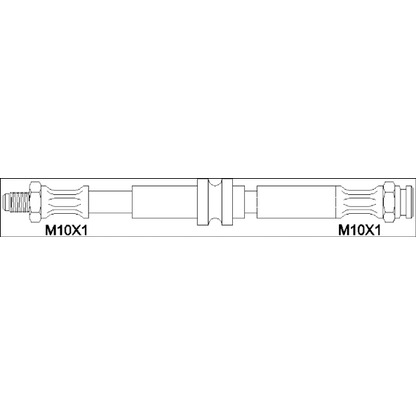 Foto Tubo flexible de frenos WOKING G190110