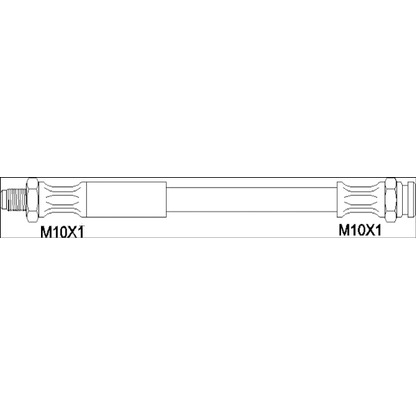 Foto Tubo flexible de frenos WOKING G190118