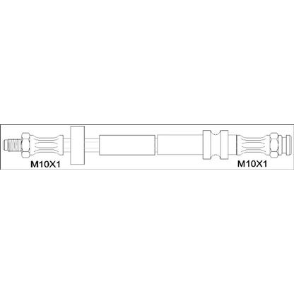 Foto Tubo flexible de frenos WOKING G190143