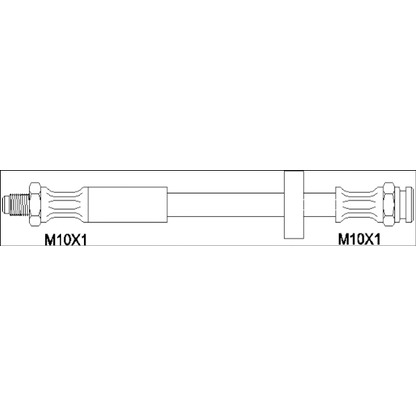 Фото Тормозной шланг WOKING G190315