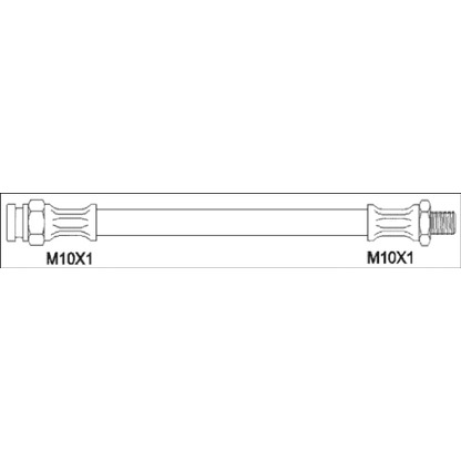 Foto Tubo flexible de frenos WOKING G190316