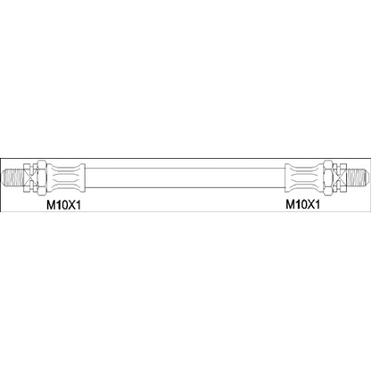 Zdjęcie Przewód hamulcowy elastyczny WOKING G190355