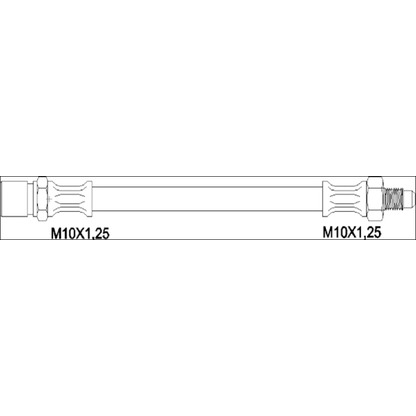 Foto Tubo flexible de frenos WOKING G191101