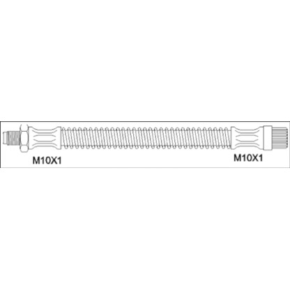 Foto Tubo flexible de frenos WOKING G194200