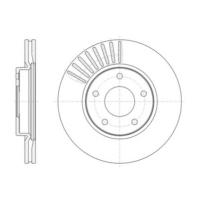 Photo Brake Disc WOKING D6146610