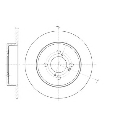 Photo Brake Disc WOKING D6148300