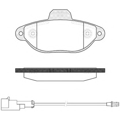 Foto Kit pastiglie freno, Freno a disco WOKING P514322