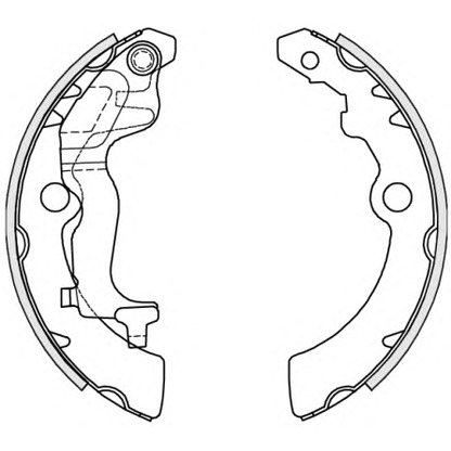 Photo Brake Shoe Set WOKING Z425100