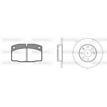 Photo Brake Disc WOKING 8001300