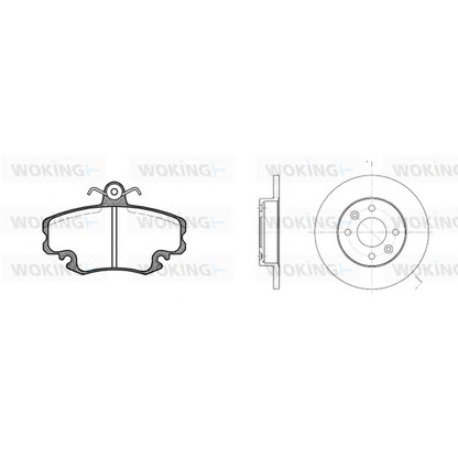 Photo Brake Disc WOKING 8041304