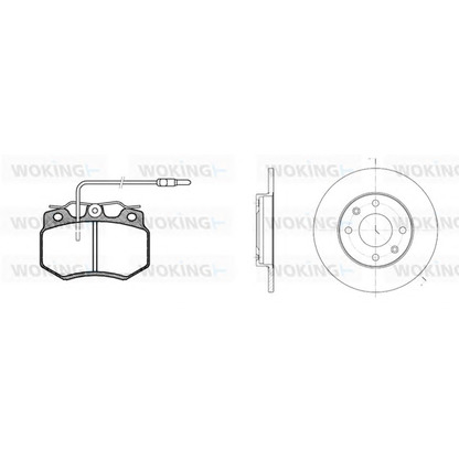 Photo Brake Disc WOKING 8070300