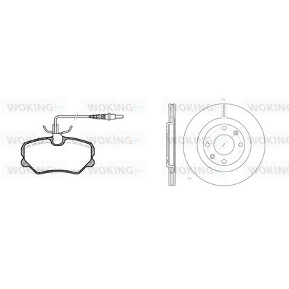 Photo Brake Disc WOKING 8362300