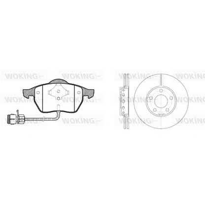 Photo Brake Disc WOKING 8290301