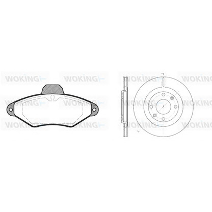 Photo Brake Disc WOKING 8538300