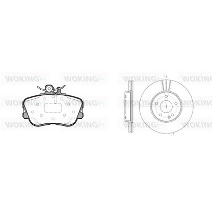 Photo Brake Disc WOKING 8545301