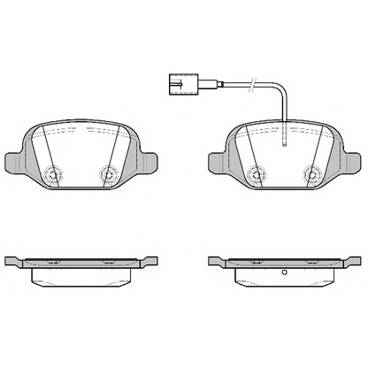 Photo Brake Pad Set, disc brake WOKING P627322