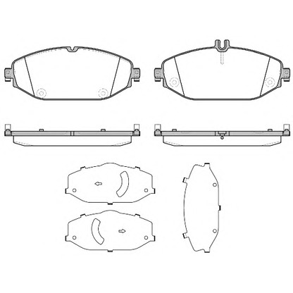 Photo Brake Pad Set, disc brake WOKING P1718300