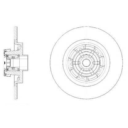 Photo Brake Disc WOKING D6159120