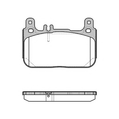 Photo Kit de plaquettes de frein, frein à disque WOKING P1722300