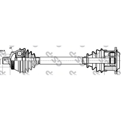 Photo Drive Shaft GSP 203015