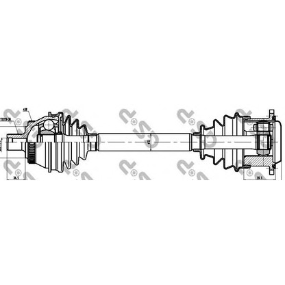 Photo Drive Shaft GSP 203048