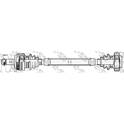 Photo Drive Shaft GSP 205037