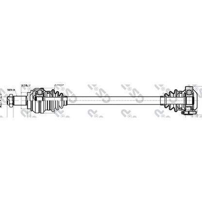 Photo Drive Shaft GSP 205038