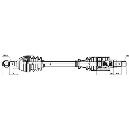 Photo Drive Shaft GSP 210005