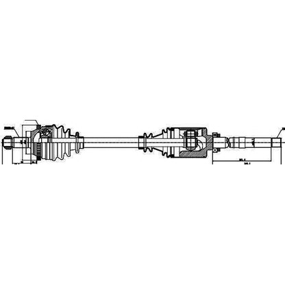 Photo Drive Shaft GSP 210012