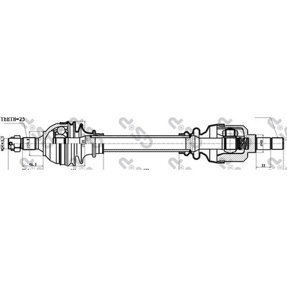 Photo Drive Shaft GSP 210196