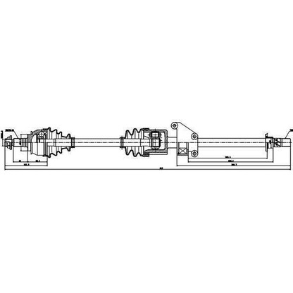 Photo Drive Shaft GSP 238002