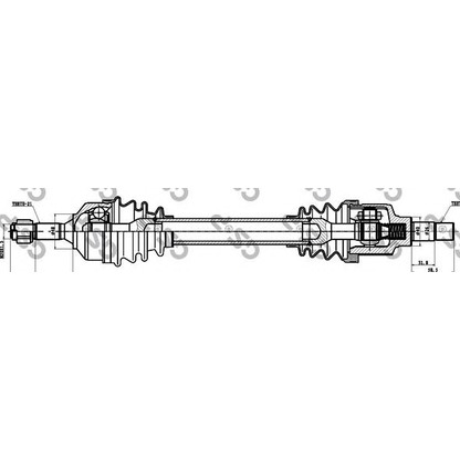 Photo Drive Shaft GSP 245031