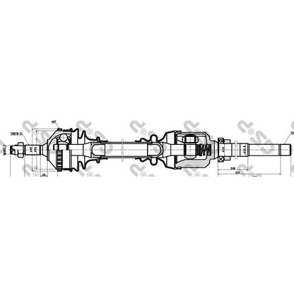 Photo Drive Shaft GSP 245065