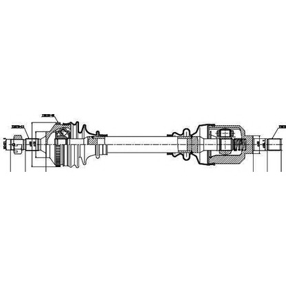Photo Arbre de transmission GSP 245101