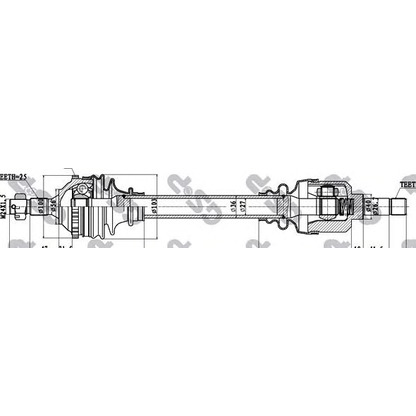 Photo Drive Shaft GSP 245151