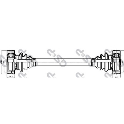 Photo Drive Shaft GSP 248003