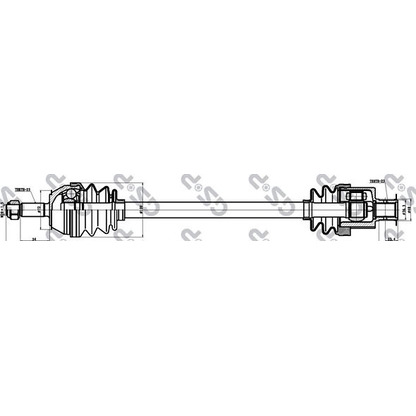 Photo Drive Shaft GSP 250052