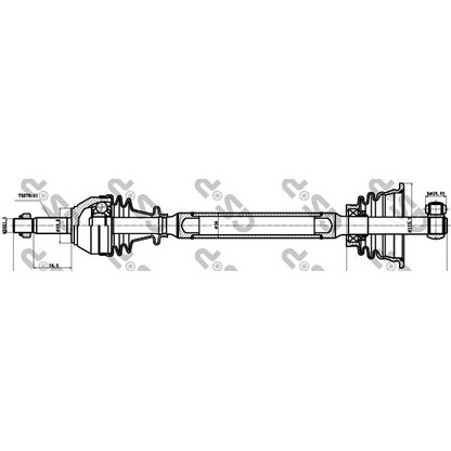 Photo Arbre de transmission GSP 250150