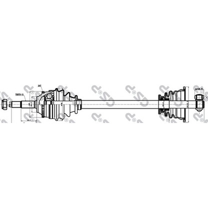 Photo Drive Shaft GSP 250356