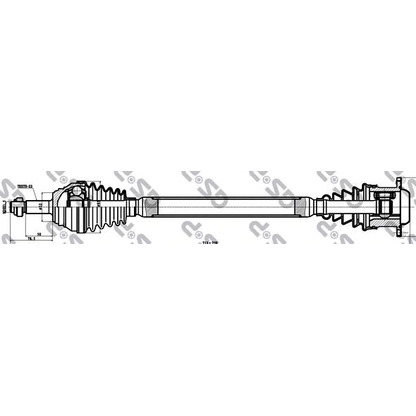 Photo Drive Shaft GSP 261074