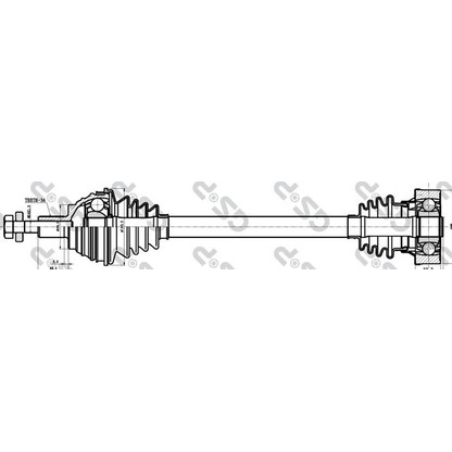 Фото Приводной вал GSP 261097
